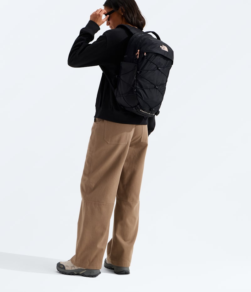 Рюкзак The North Face Borealis Luxe - 27L, цвет: Чёрный / Коралловый — фото 5