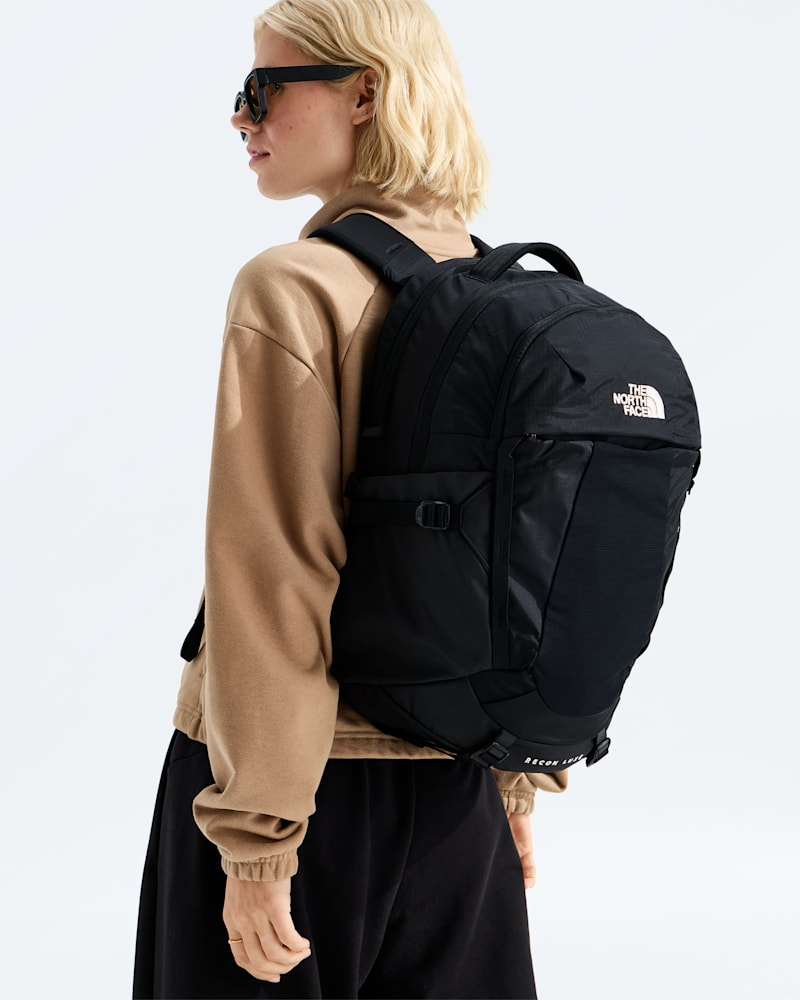 Рюкзак The North Face Recon Luxe - 30L, цвет: Чёрный / Коралловый — фото 6