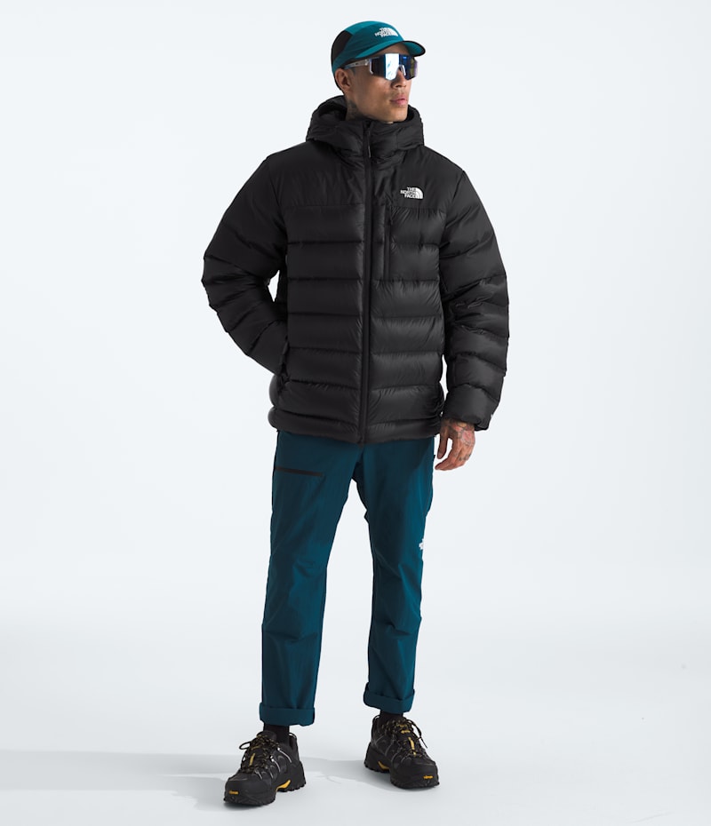 Мужское худи The North Face Kalix Down Hoodie, цвет: Чёрный — фото 2