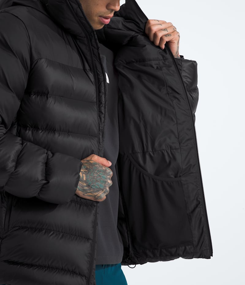 Мужское худи The North Face Kalix Down Hoodie, цвет: Чёрный — фото 4