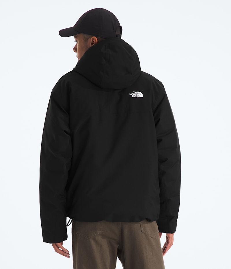 Мужская куртка The North Face MTN Range Down Hooded, цвет: Чёрный — фото 3