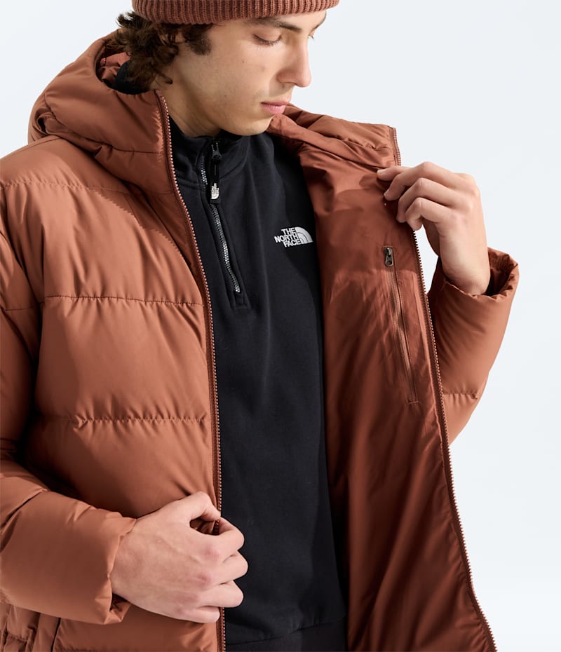 Мужская куртка The North Face Frost Fall Hooded, цвет: Медный — фото 5