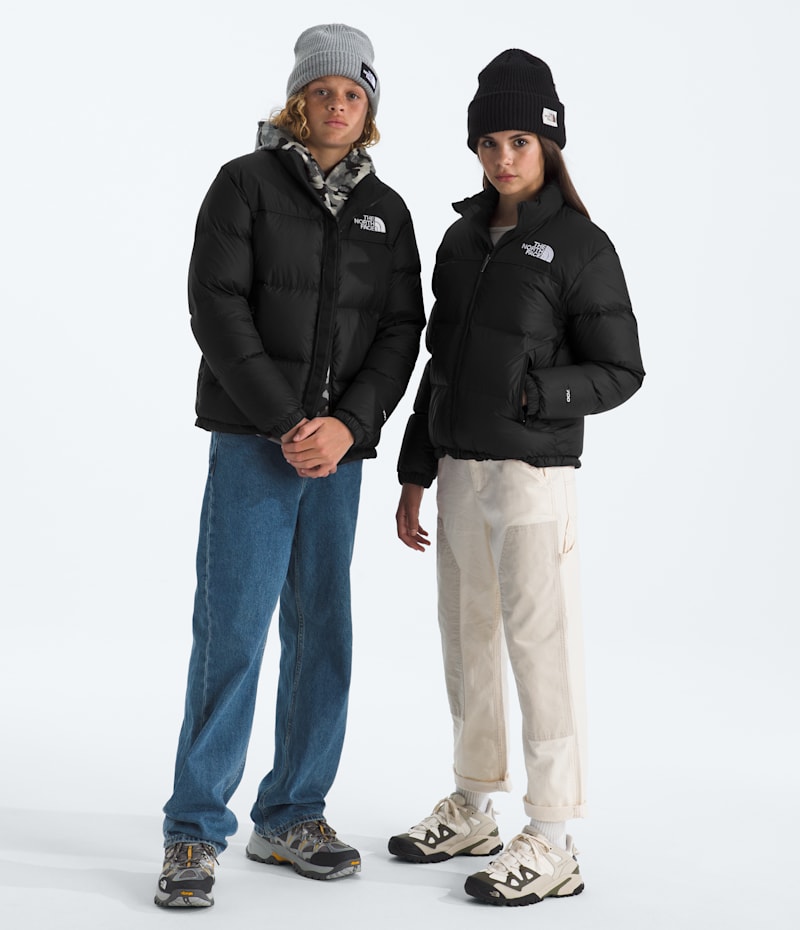 Подростковая куртка The North Face 1996 Retro Nuptse, цвет: Чёрный