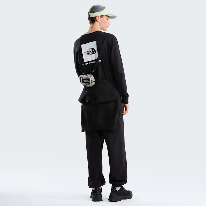 Мужская футболка The North Face Evolution Box NSE Regular Long-Sleeve, цвет: Чёрный — фото 2
