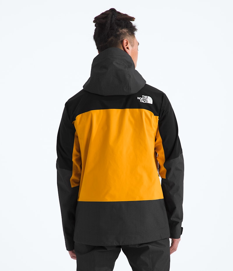 Мужская куртка The North Face Summit Mountain GTX Pro, цвет: Снежный золотой / Чёрный — фото 4