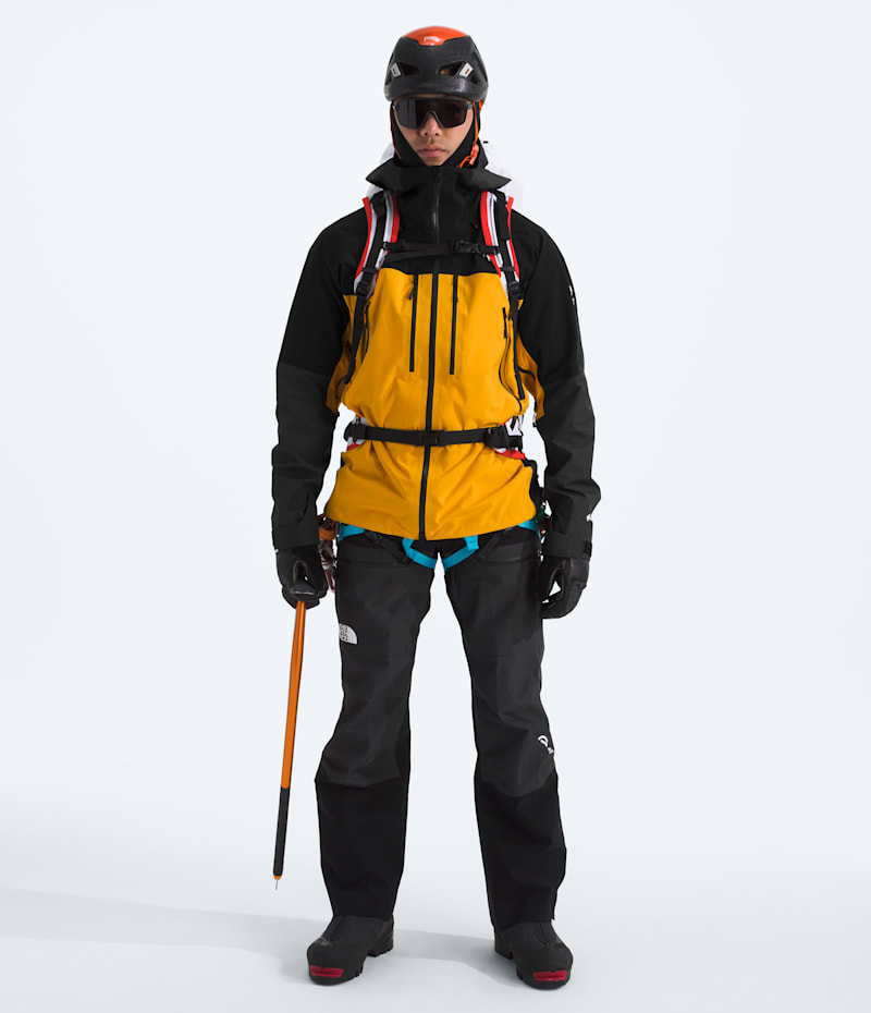 Мужская куртка The North Face Summit Mountain GTX Pro, цвет: Снежный золотой / Чёрный — фото 2