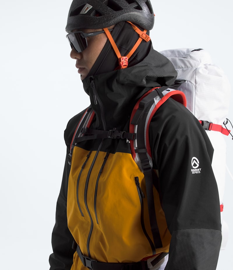 Мужская куртка The North Face Summit Mountain GTX Pro, цвет: Снежный золотой / Чёрный — фото 3