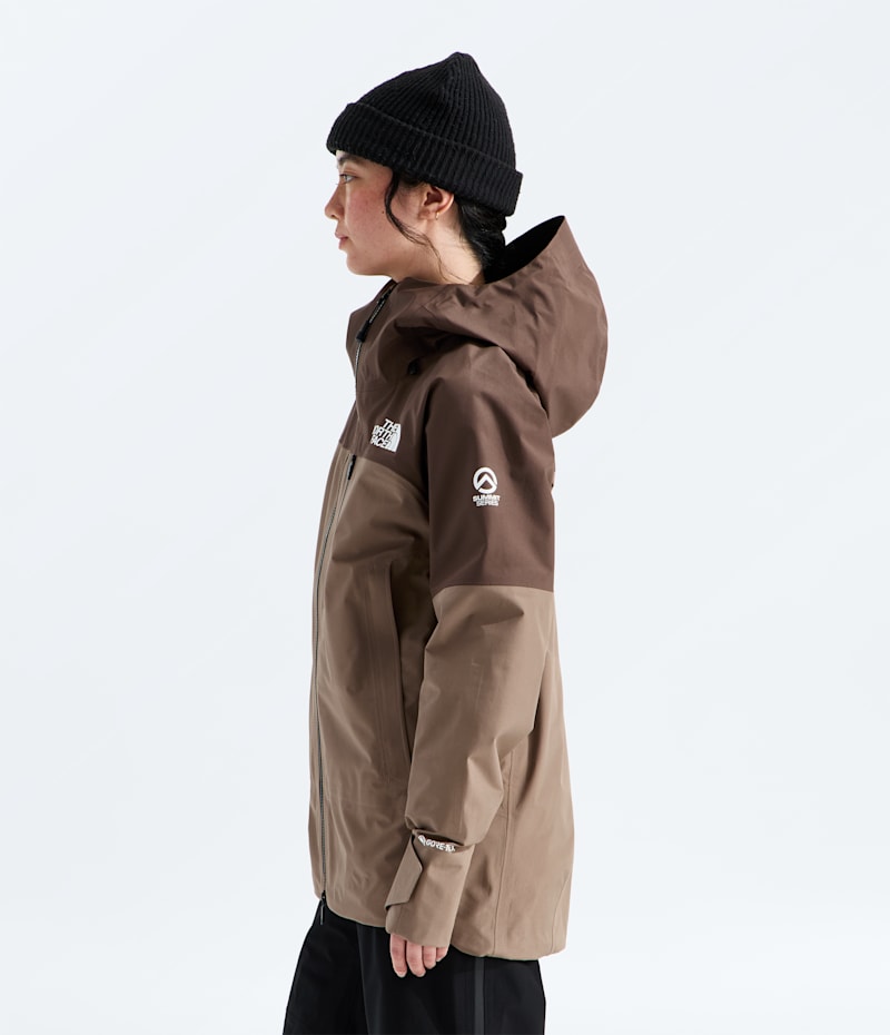 Женская куртка The North Face Summit Eastwall GTX, цвет: Гранатовый / Коричневый — фото 3
