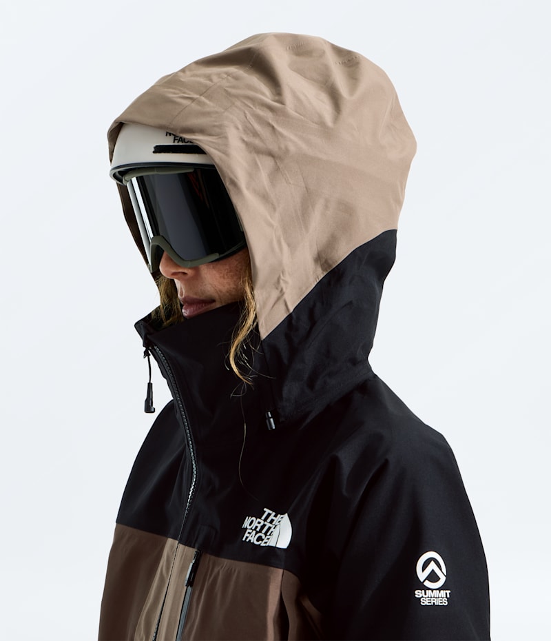 Женская куртка The North Face Summit Series Verbier GORE-TEX, цвет: Гранатовый / Коричневый — фото 5