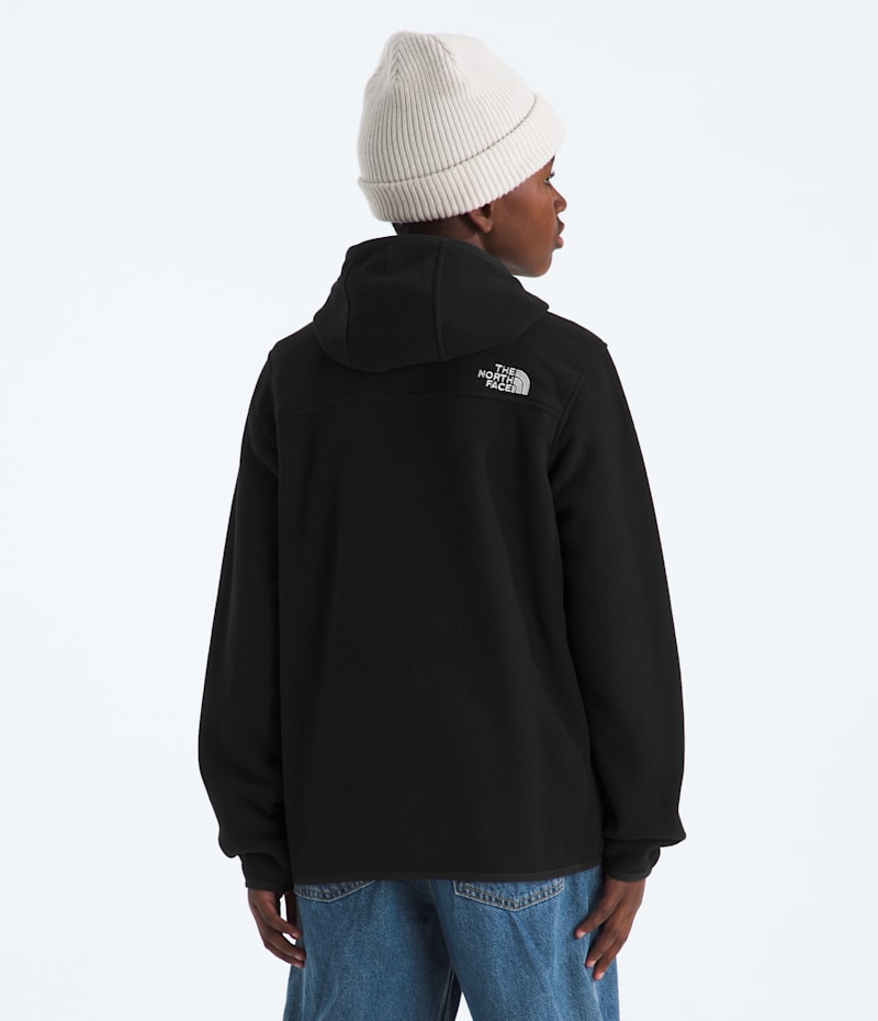Детское худи The North Face Glacier Full-Zip, цвет: Чёрный — фото 4