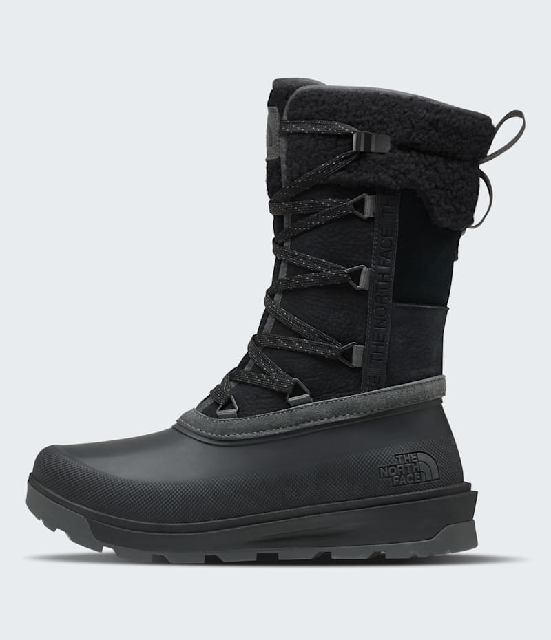 Женские ботинки The North Face Shellista VI Mid Waterproof, цвет: Чёрный / Асфальтовый серый