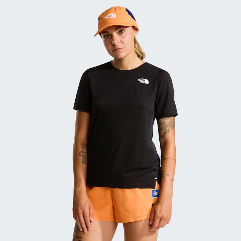 Женская футболка с коротким рукавом The North Face Summit Series High Trail, цвет: Чёрный