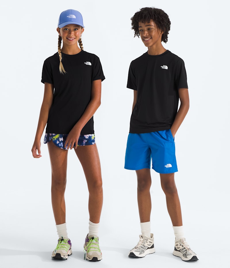 Подростковая футболка с коротким рукавом The North Face New 24/7, цвет: Чёрный