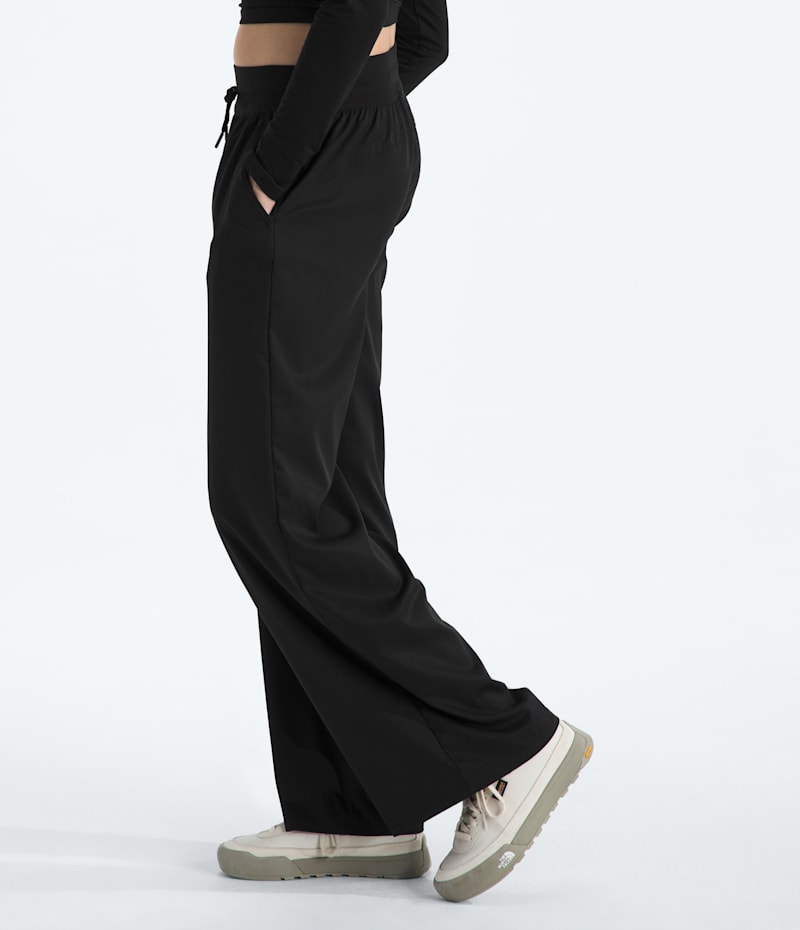 Женские брюки The North Face Aphrodite Arise Wide-Leg Pant, цвет: Чёрный — фото 4