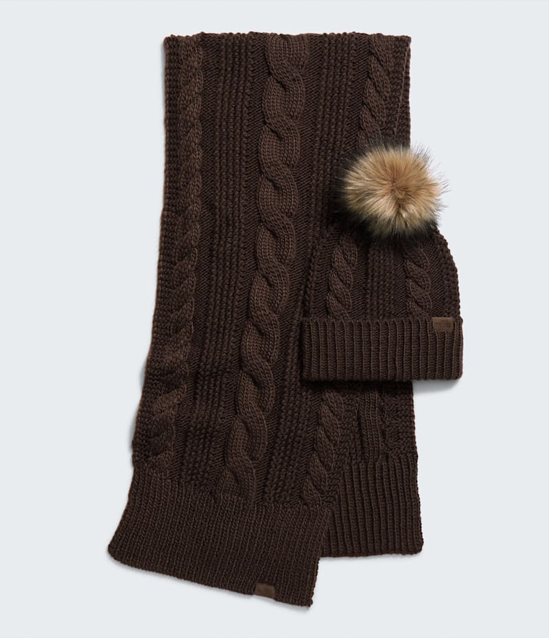 Женские головные уборы The North Face Oh Mega Set, цвет: Тёмный каштановый