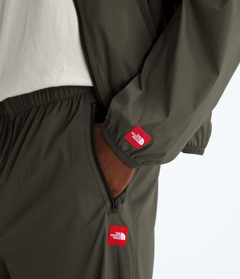 Складные ветрозащитные брюки The North Face TNF Red Box, цвет: Серо-коричневый зелёный — фото 3