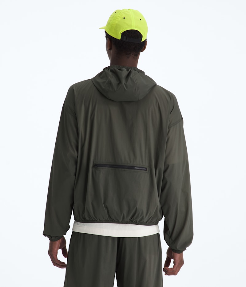 Куртка The North Face TNF Red Box Packable Hooded Wind Jacket, цвет: Серо-коричневый зелёный — фото 4