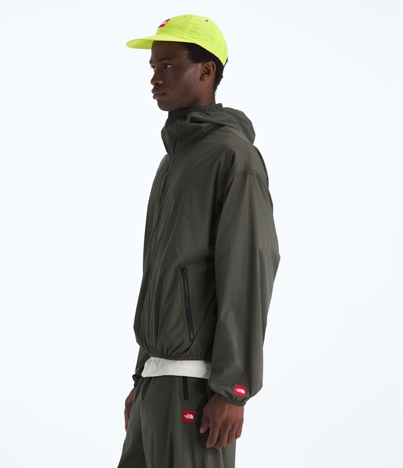 Куртка The North Face TNF Red Box Packable Hooded Wind Jacket, цвет: Серо-коричневый зелёный — фото 5