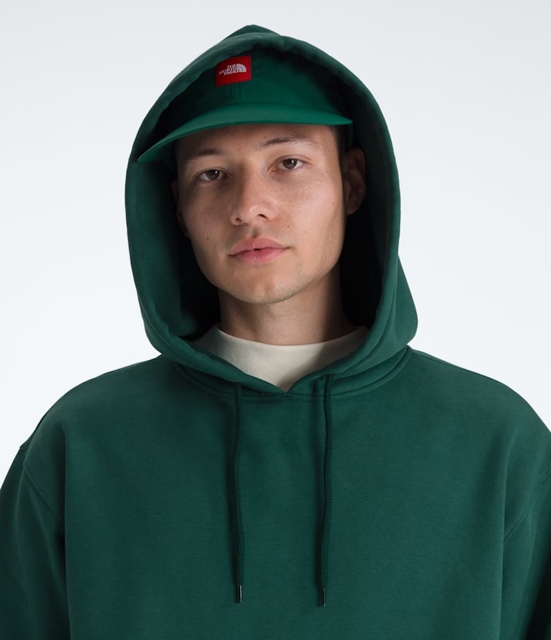 Худи The North Face TNF Red Box, цвет: Тёмно-зелёный — фото 6