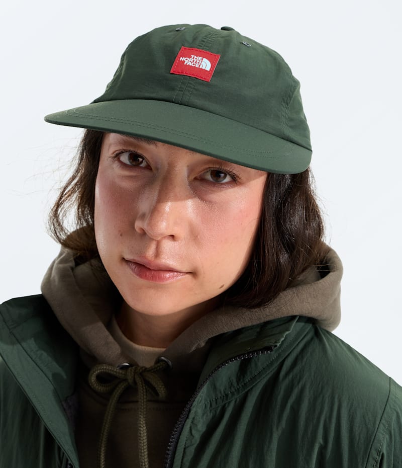 Головной убор The North Face TNF Red Box Nylon Hat, цвет: Зелёный — фото 3
