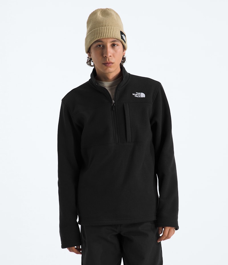 Мужская кофта на молнии ¼ The North Face Gordon Lyons, цвет: Чёрный меланжевый