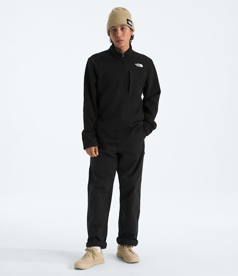 Мужская кофта на молнии ¼ The North Face Gordon Lyons, цвет: Чёрный меланжевый — фото 2