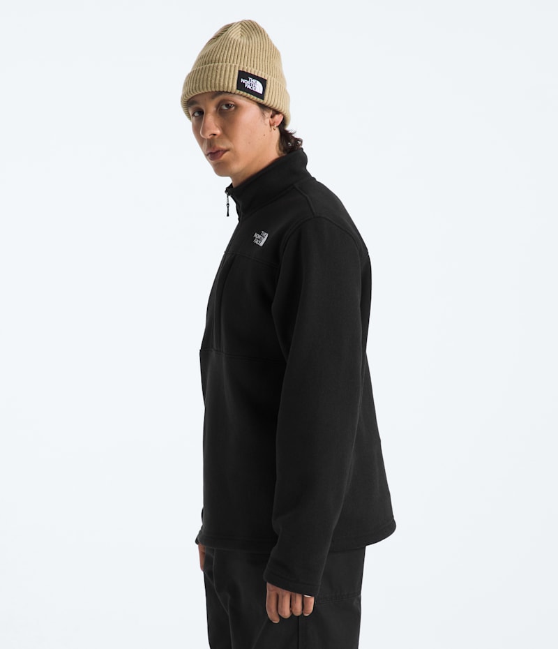 Мужская кофта на молнии ¼ The North Face Gordon Lyons, цвет: Чёрный меланжевый — фото 4