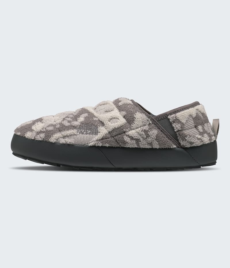 Мужские сабо The North Face Thermoball Traction Mules Knit, цвет: С принтом / Антрацитовый серый
