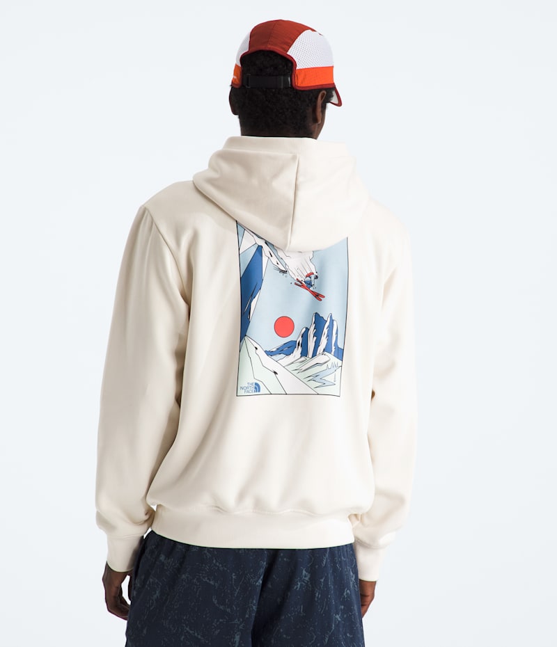 Худи The North Face Unisex Mountain Celebration Relaxed —Graphic, цвет: Белый дюнный — фото 2