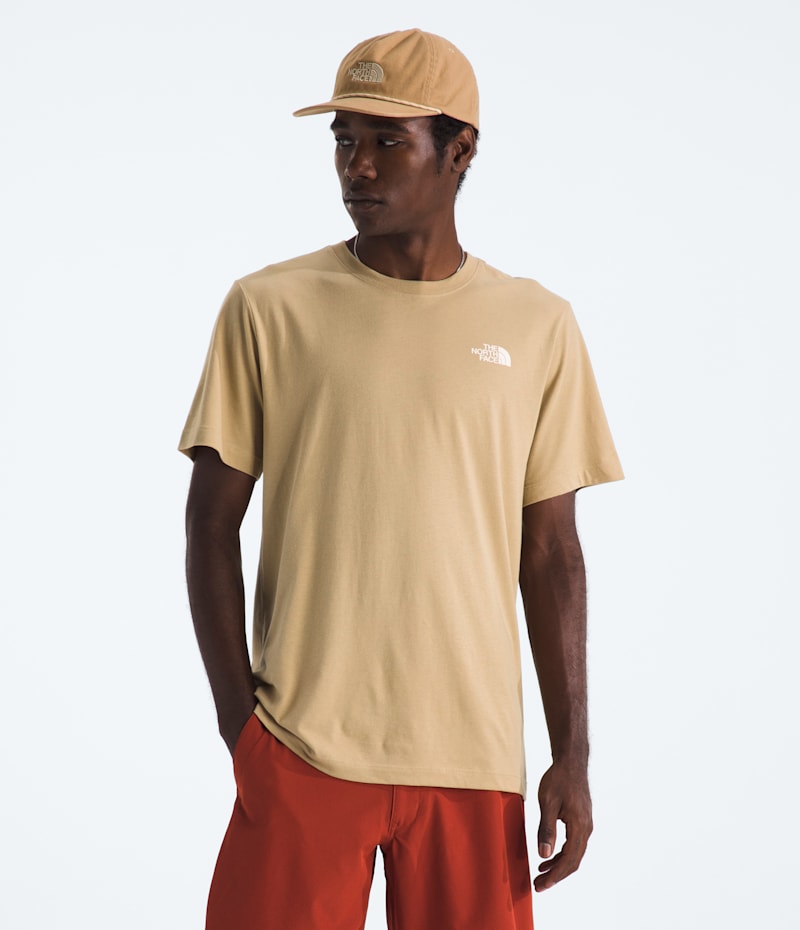 Мужская футболка The North Face Escape The City Regular Short-Sleeve, цвет: Хаки каменный — фото 3