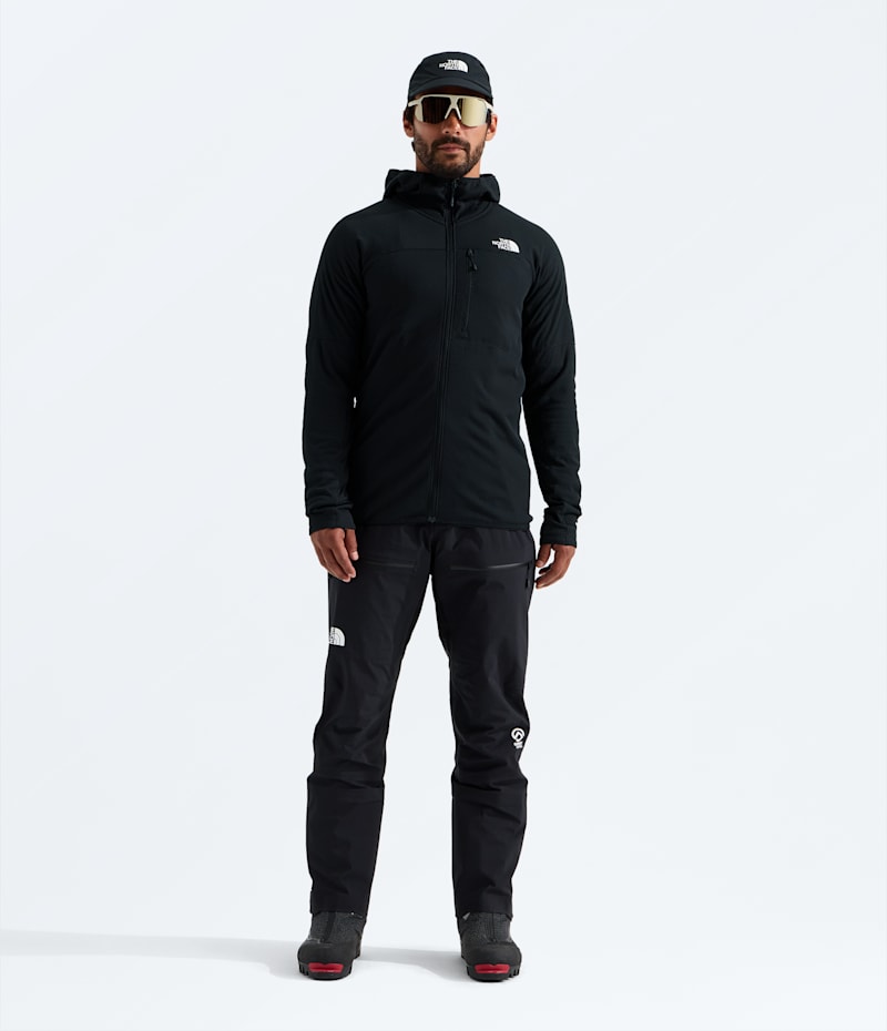 Мужское худи The North Face Summit Futurefleece Full Zip, цвет: Чёрный — фото 2