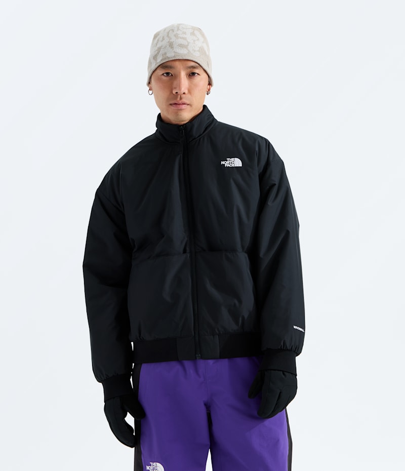 Мужская куртка The North Face Afterburner Reversible Bomber, цвет: Чёрный — фото 2