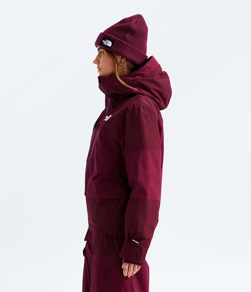 Женская куртка The North Face Powstar, цвет: Бордовый — фото 3