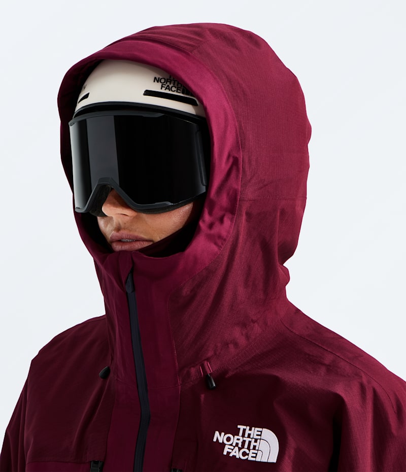 Женская куртка The North Face Powstar, цвет: Бордовый — фото 5
