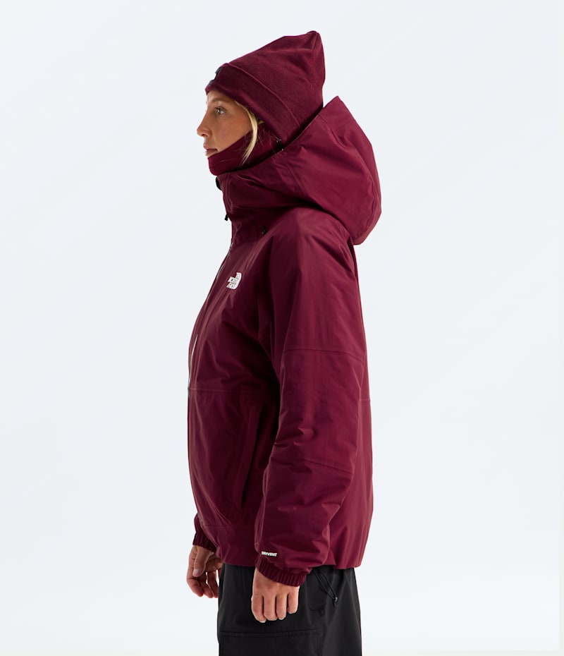 Женская куртка The North Face Slaydee Insulated, цвет: Бордовый — фото 4