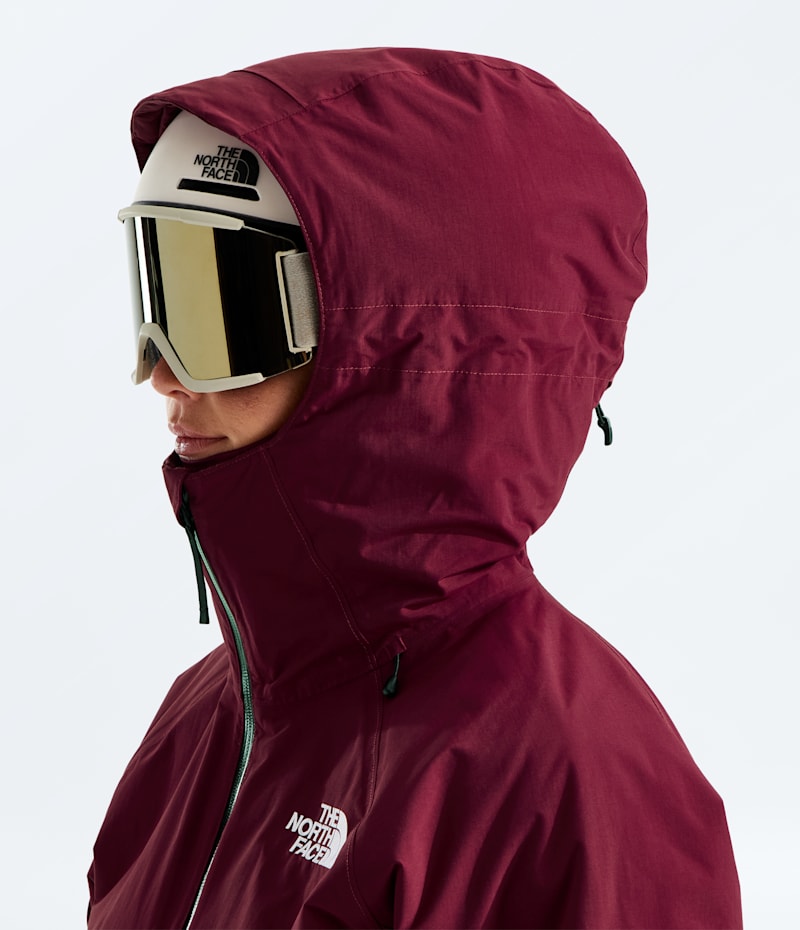 Женская куртка The North Face Slaydee Insulated, цвет: Бордовый — фото 6