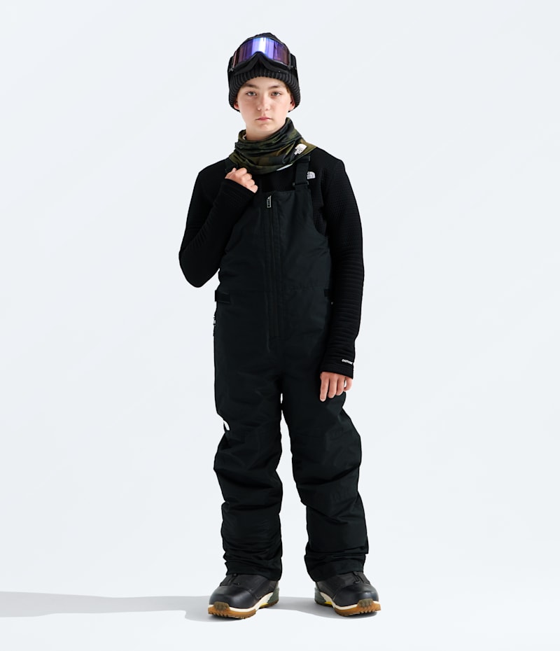 Детские комбинезоны The North Face Freedom Insulated Bibs, цвет: Чёрный — фото 2