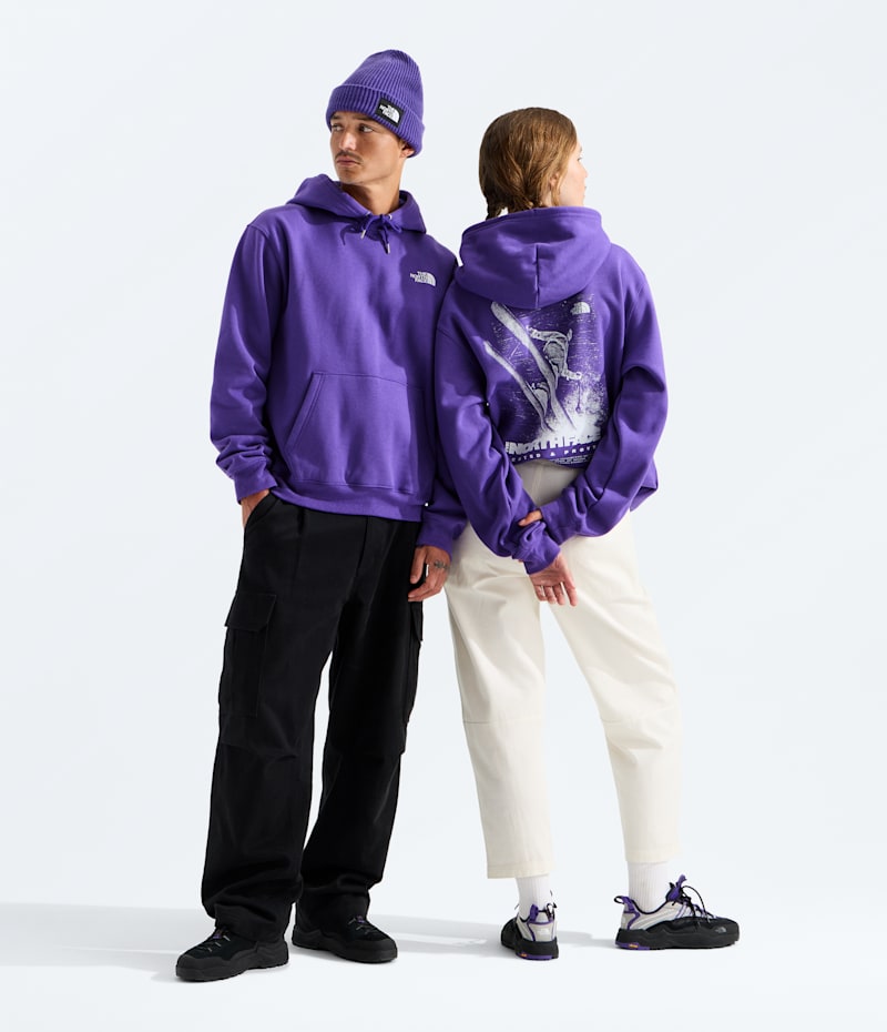 Худи The North Face Unisex Tested And Proven Relaxed, цвет: Фиолетовый