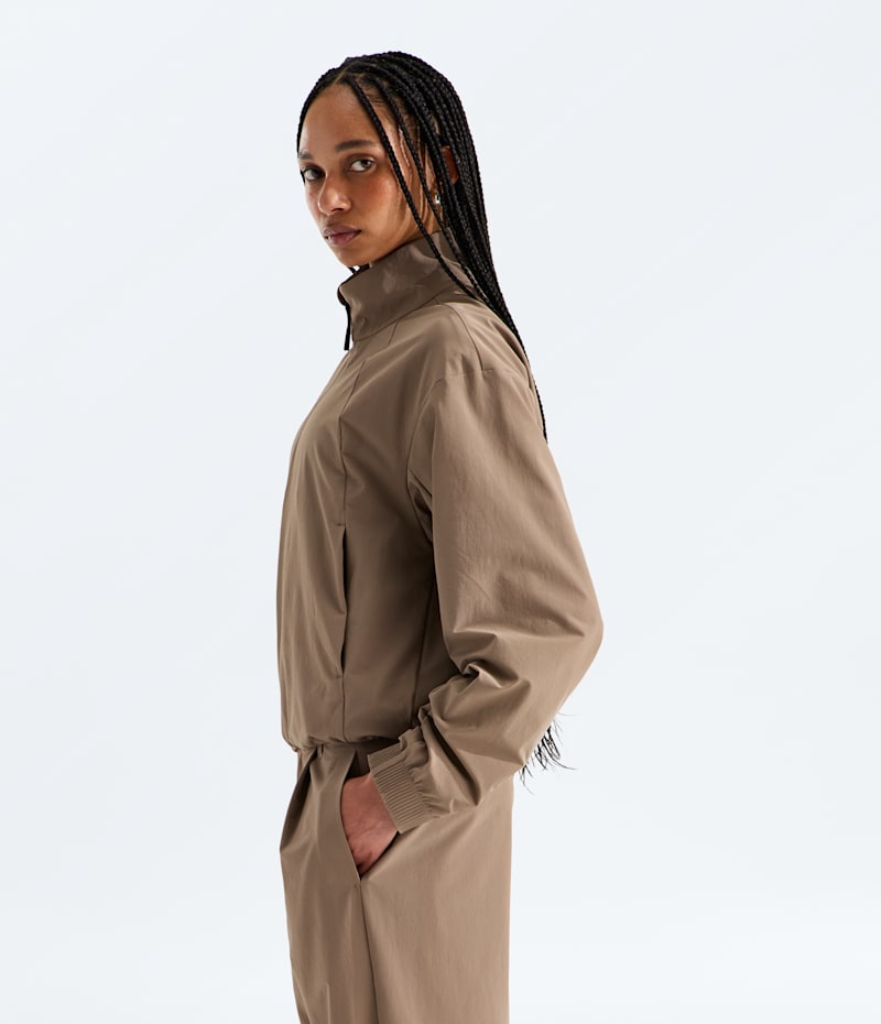 Женская куртка The North Face TNF Tech Woven, цвет: Гранатовый — фото 3