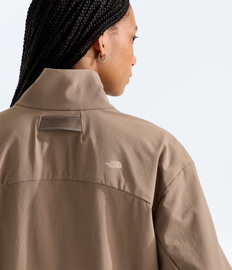 Женская куртка The North Face TNF Tech Woven, цвет: Гранатовый — фото 4