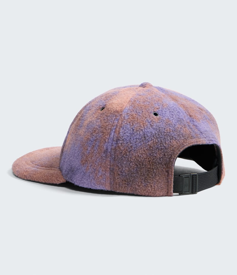 Кепка The North Face TNF Red Box Fleece, цвет: Сливовый с принтом — фото 2