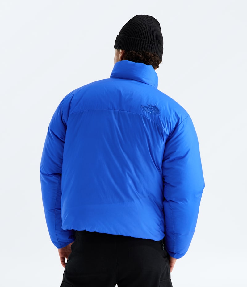 Мужская куртка The North Face Pertex Nuptse Reversible, цвет: Синий / Чёрный — фото 4