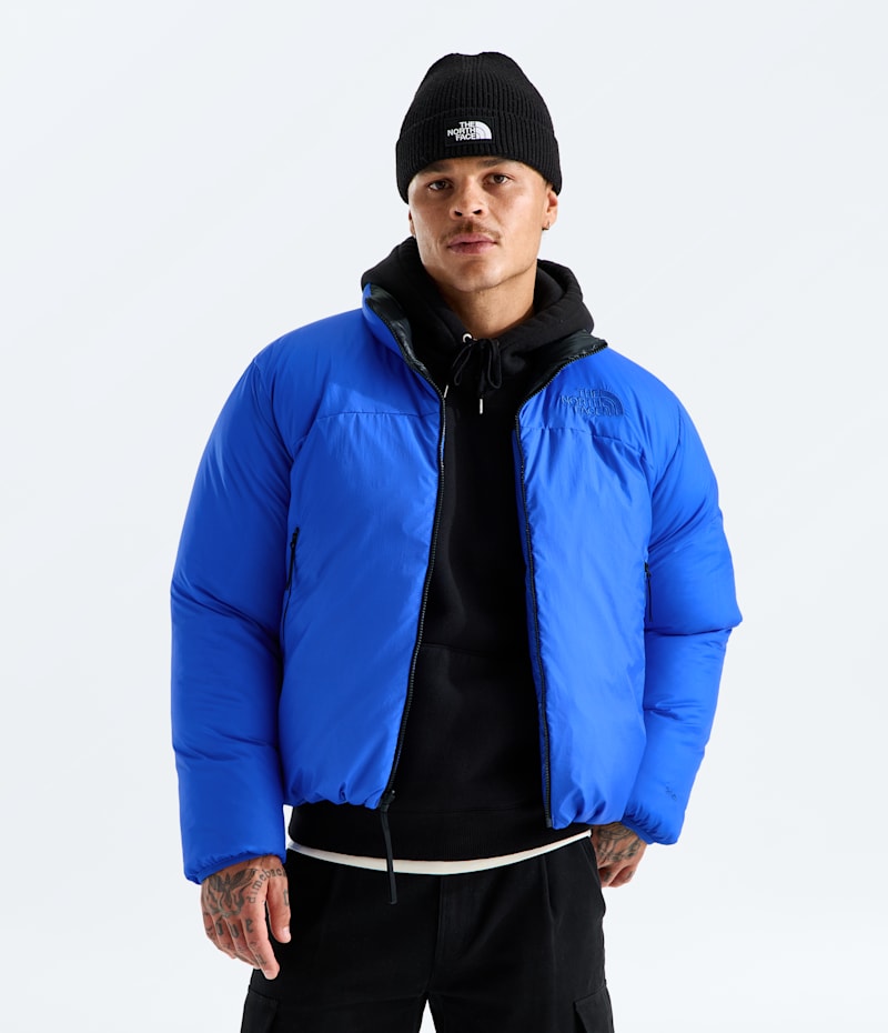 Мужская куртка The North Face Pertex Nuptse Reversible, цвет: Синий / Чёрный