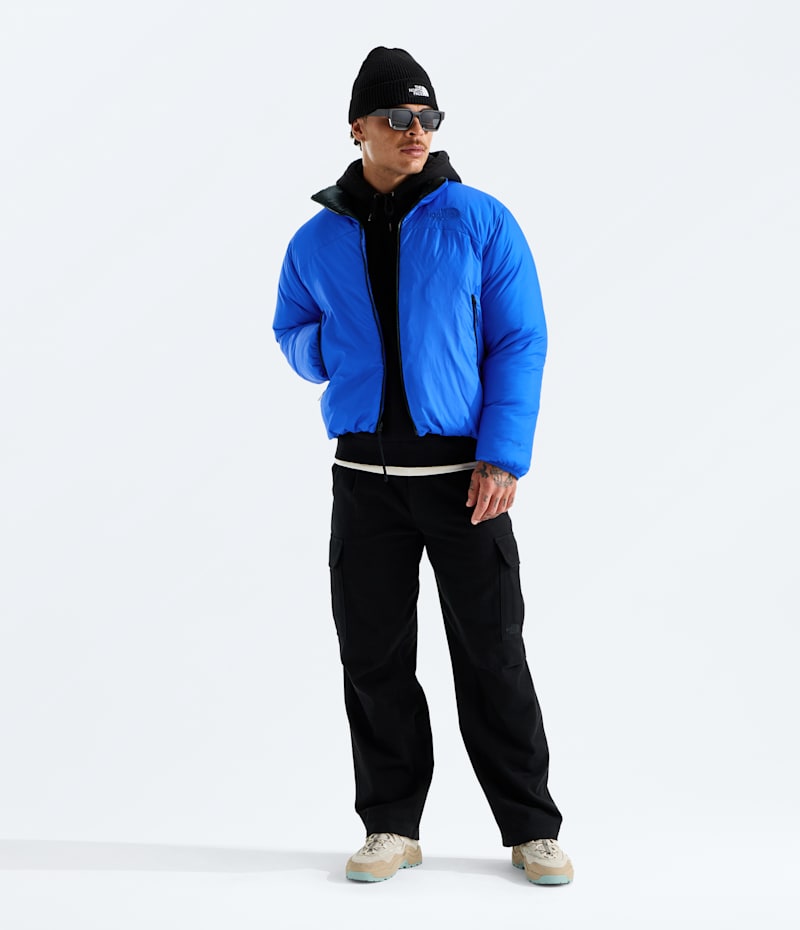 Мужская куртка The North Face Pertex Nuptse Reversible, цвет: Синий / Чёрный — фото 3
