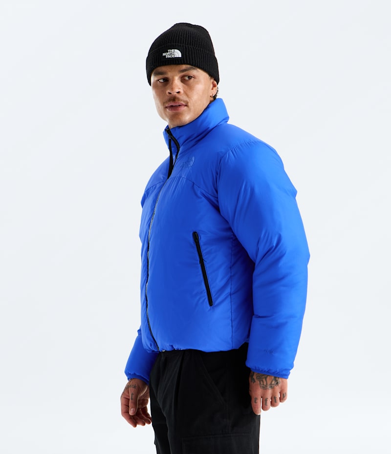 Мужская куртка The North Face Pertex Nuptse Reversible, цвет: Синий / Чёрный — фото 5