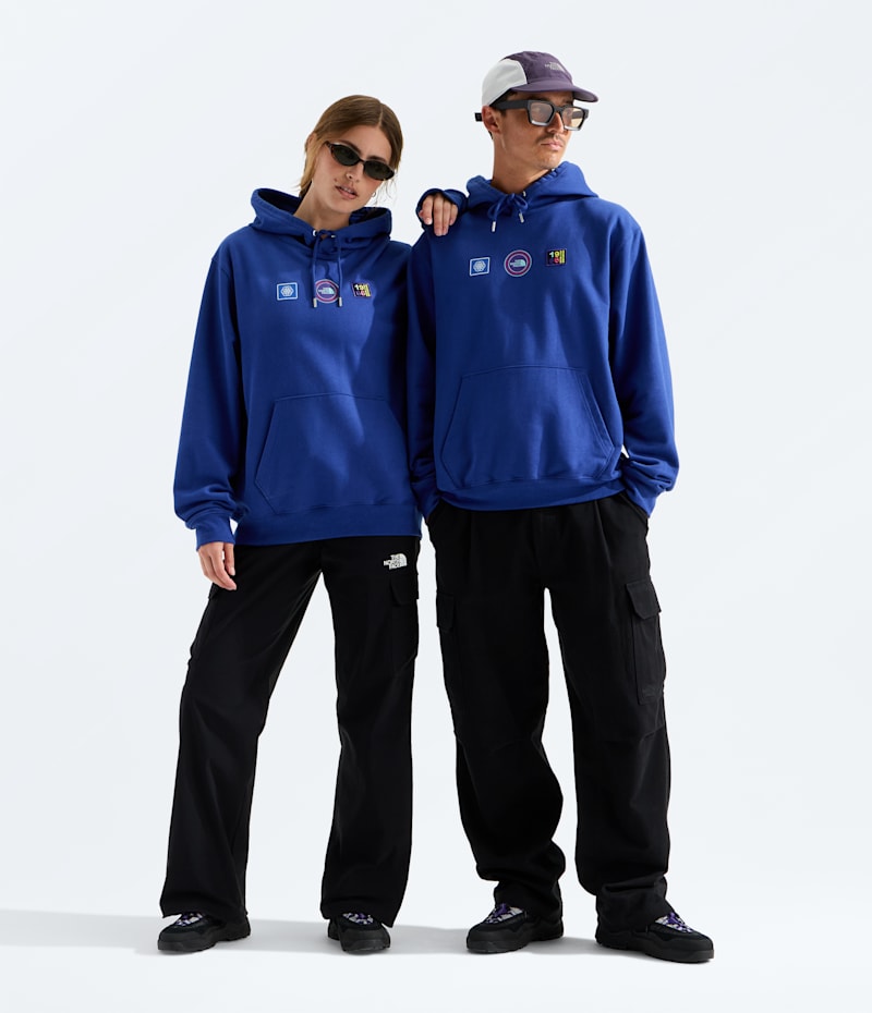 Худи The North Face Unisex Explorer Badges Relaxed —Graphic, цвет: Насыщенный синий