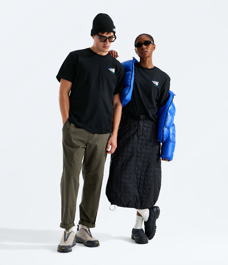 Футболка The North Face Unisex Off Piste Embro Relaxed Short-Sleeve Tee—Graphic, цвет: Чёрный