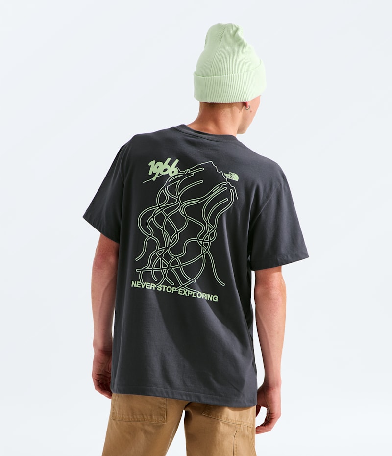 Футболка The North Face Unisex NSE Slopes Relaxed Short-Sleeve Tee—Graphic, цвет: Антрацитовый серый — фото 2