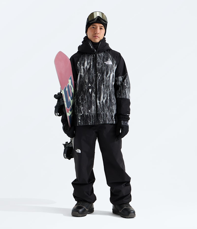 Мужская куртка The North Face Slider Jacket—Print, цвет: Чёрный с принтом / Чёрный — фото 2