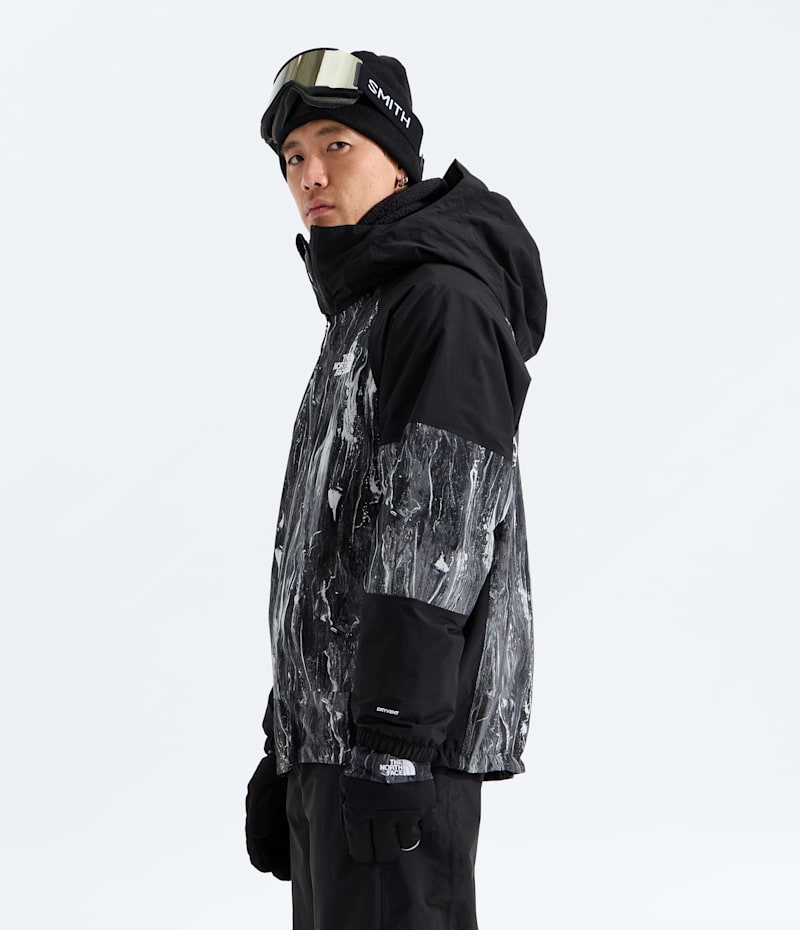 Мужская куртка The North Face Slider Jacket—Print, цвет: Чёрный с принтом / Чёрный — фото 4